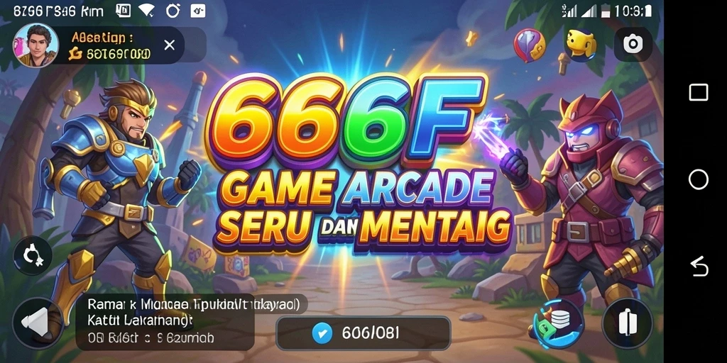 Screenshot utama 666F menampilkan aksi gameplay seru dalam game Arcade.