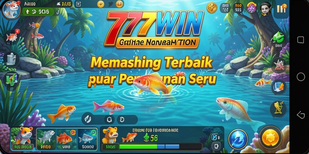 Tampilan gameplay <strong>777WIN</strong> dengan pengalaman memancing menakjubkan.
