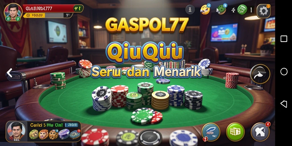 Tampilan gameplay QiuQiu yang menarik di GASPOL77.