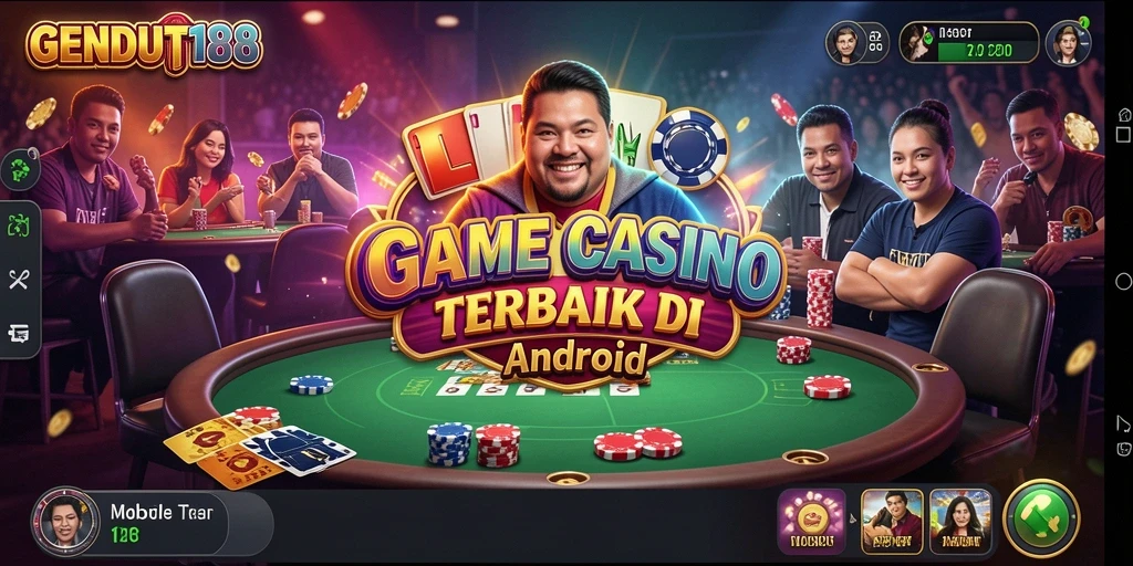 Screenshot GENDUT188 menunjukkan dealer langsung dan suasana permainan yang menarik.