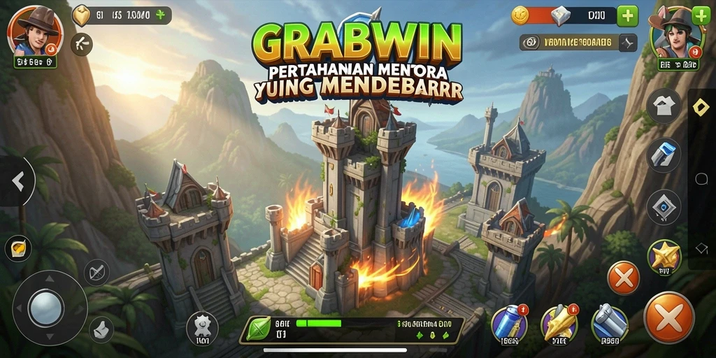 Tangkapan layar gameplay Tower Defense yang mendebarkan.
