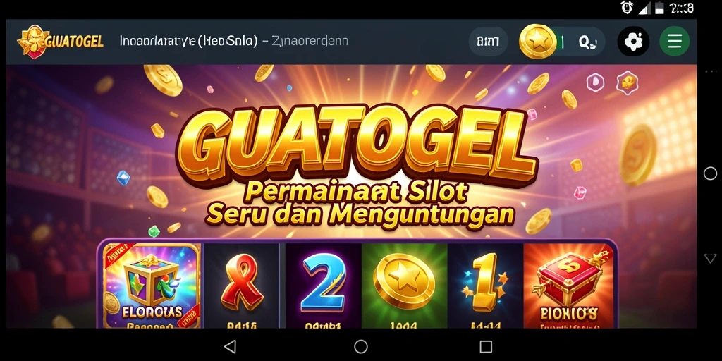 Tampilan gameplay GUATOGEL yang menarik dan penuh warna.