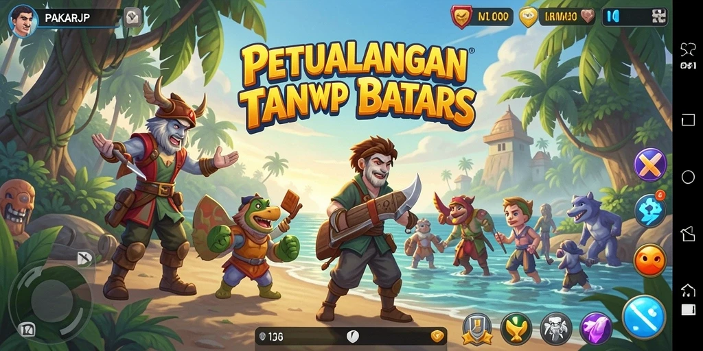 Gameplay menantang di dunia petualangan PAKARJP.
