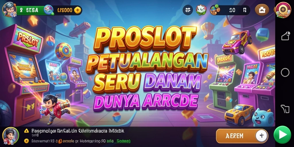 Screenshot utama PROSLOT menampilkan gameplay yang menarik dan seru.