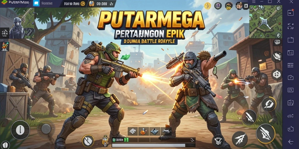 Gameplay PUTARMEGA yang mendebarkan dan seru.
